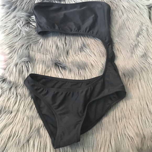 ASOS Other - ASOS Swim Monokini Strapless Black Size 4 NWOT